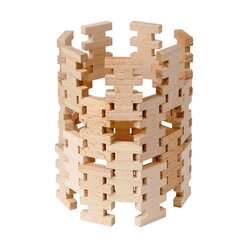 Dusyma-Steckbausteine Holz, 500 St�ck, ab 3 Jahre