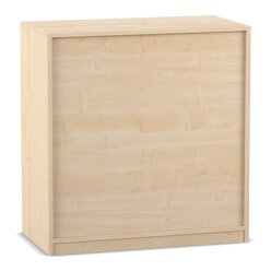 Flexeo Rollladenschrank Ahorn honig, 3 F�cher, BxHxT 94,4 x 99,1 x 48 cm