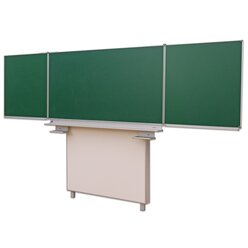 Gestell-Klappschiebetafel, feststehend (gr�n, 200x100cm)