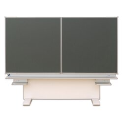 Gestell-Klappschiebetafel, anthrazit, 150x100cm, freistehend und GS-gepr�ft