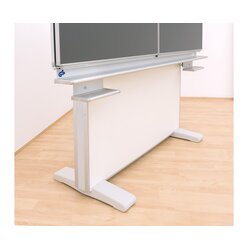 Gestell-Klappschiebetafel, anthrazit, 150x100cm, freistehend und GS-gepr�ft