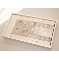 Set GEO-Kasten gro�: Inhalt 66 Teile, Buche natur