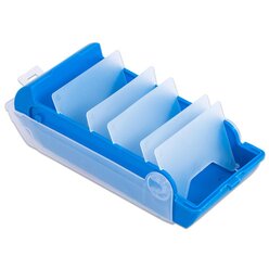 �bungs-Box f�r Lern-Karteien, rot,