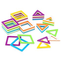 Polydron Magnetic XXL Mega Mag, 36 magnetische Teile