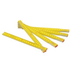 Meterstab Ma�stab 200 cm mit 10 Gliedern, 2 St�ck