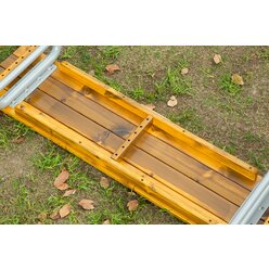 Outdoor-Bank 150 cm, 2er-Set, stapelbar