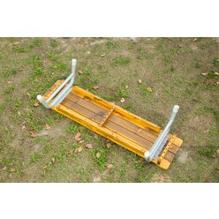 Outdoor-Bank 150 cm, 2er-Set, stapelbar