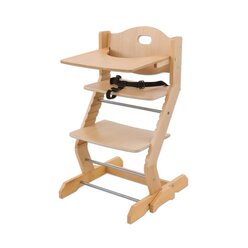 Tisch f�r Treppenhochstuhl, natur, bis 3 Jahre