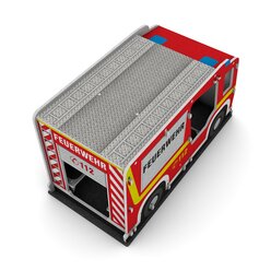 Schallschutz Spielhaus Feuerwehrauto