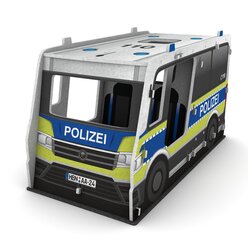 Schallschutz Spielhaus Polizeiauto