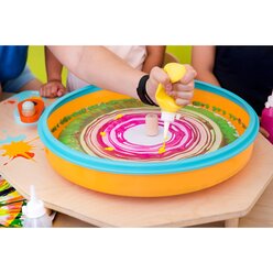 beleduc Farbschleuder � Kreativer Malspa� mit Zentrifugalkraft
