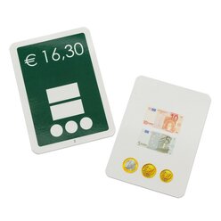 Geldbetr�ge darstellen Set 2, 25 Auftragskarten in Kunststoffbox, 9-12 Jahre