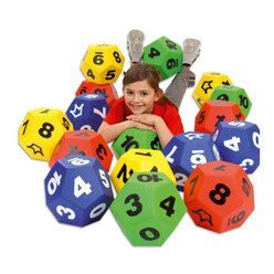 Riesiger Schulw�rfel mit Elefantenhaut rot