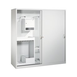 C+P Sportger�teschrank, 1950x1900x600mm, Korpus RAL 7035 Lichtgrau, Front RAL 7035 Lichtgrau