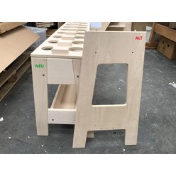 Farbpalettentisch, Gesamth�he 76 cm