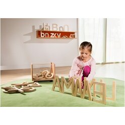 Gro�buchstaben Set aus Holz, ab 4 Jahre