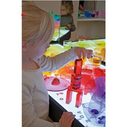 Gro�er Leuchttisch, 180 x 60 cm, h�henverstellbar 66,5 bis 83,5 cm