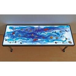 Gro�er Leuchttisch, 180 x 60 cm, h�henverstellbar 66,5 bis 83,5 cm