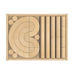 Maxi-Bausteinwagen, 198 Bausteine in 8 K�sten, ab 18 Monate