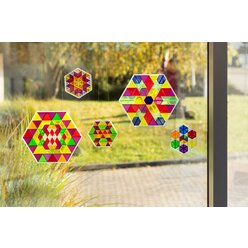 Prismo Dreiecke mit Legerahmen 10er-Set transparent (Gro�packung) inkl. Vorlagen
