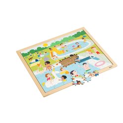 Kooperations-Puzzles - Set mit 4 Puzzles f�r das Puzzeln zu zweit, 3-6 Jahre