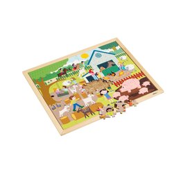 Kooperations-Puzzles - Set mit 4 Puzzles f�r das Puzzeln zu zweit, 3-6 Jahre