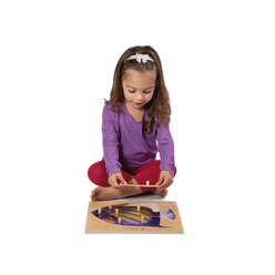 Holz-Puzzle Lila Fisch mit gro�en Griffen, ab 2 Jahre