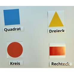 Geometrische K�rper und Fl�chen, magnetisches XXL-Kombi-Set