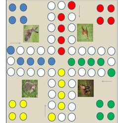 Spielteppich Ludo Tiere, inklusive Zubeh�r