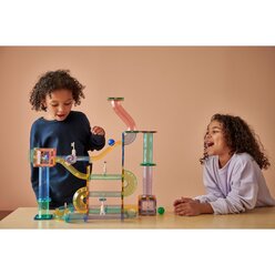 MagGenius Magnetic Marble Run, Kugelbahn mit 91 Teilen