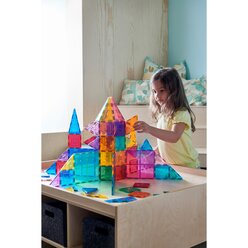 MagGenius Magnetic Building Blocks, 100 Teile in Aufbewahrungsbox