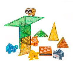 MagGenius Magnetic Building Blocks Safari, 38 Teile