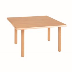 Tischplatte viereckig: Buche - 64 x 64 x 2 cm