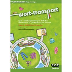 4 Wort-Transport-Mappen im Paket, Kopiervorlagen , ab 5 Jahre