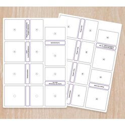 Verkehrszeichen - Kinder im Verkehr, Halbfertig-Material