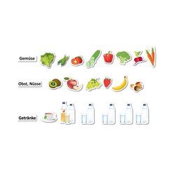 Ern�hrungspyramide mit Lebensmitteln, magnetisch, 70 Teile