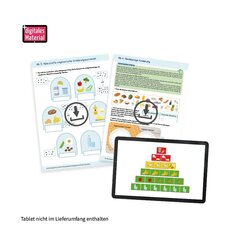 Ern�hrungspyramide mit Lebensmitteln vegetarisch und klassisch, magnetisch, 127 Teile