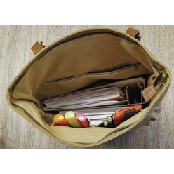 TimeTEX Lehrer-Rucksack Sacci Trend, olivegr�n