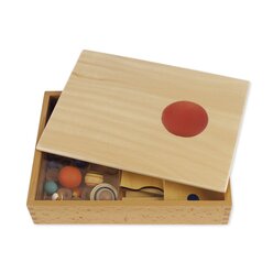 TimeTEX Sonnensystem, aus Holz, in Holzbox