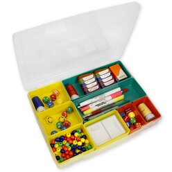 Sortiments-Box aus Kunststoff mit 8 F�chern