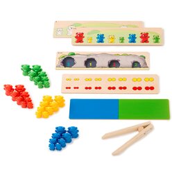 B�ren sortieren, Sortierspiel mit Aufgaben, ab 3 Jahre