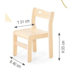 Stuhl Ole - Sitzh�he 35cm