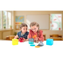 K�rperformensatz transparent in 6 Farben (6 Teile)