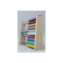 Rechenrahmen 10-farbig aus RE-Wood�