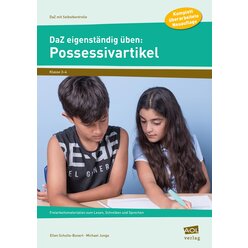 DaZ eigenst�ndig �ben: Possessivartikel - GS, Heft, 3.-4. Klasse