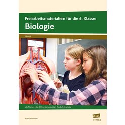 Freiarbeitsmaterialien f�r die 6. Klasse: Biologie, Buch