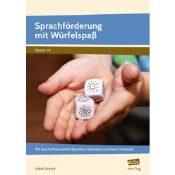 Sprachf�rderung mit W�rfelspa�, Heft inkl. 60 Aufklebern, 1.-4. Klasse