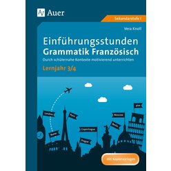 Einf�hrungsstunden Grammatik Franz�sisch Lj. 3-4