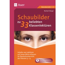 Schaubilder zu 33 beliebten Klassenlekt�ren
