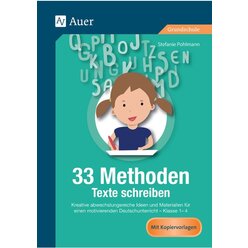 33 Methoden Texte schreiben, Buch, 1. bis 4. Klasse